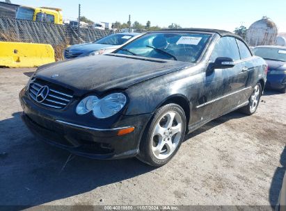 2004 MERCEDES-BENZ CLK 500 Black  Gasoline WDBTK75G54T004621 photo #3