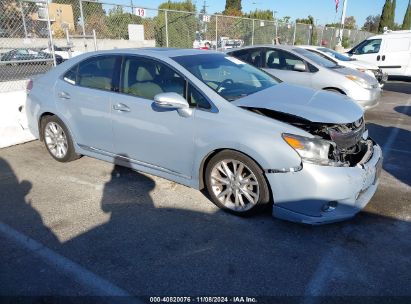 2010 LEXUS HS 250H PREMIUM Silver  Hybrid JTHBB1BA6A2017159 photo #1