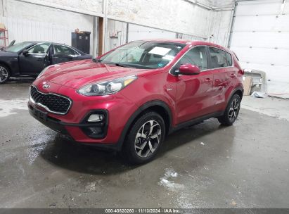 2022 KIA SPORTAGE LX Red  Gasoline KNDPMCAC4N7980747 photo #3