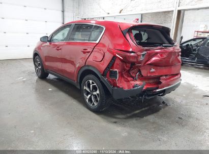 2022 KIA SPORTAGE LX Red  Gasoline KNDPMCAC4N7980747 photo #4