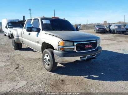 2001 GMC SIERRA 3500 SLE Silver  Diesel 1GTJK33191F163071 photo #1