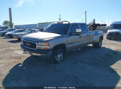 2001 GMC SIERRA 3500 SLE Silver  Diesel 1GTJK33191F163071 photo #3