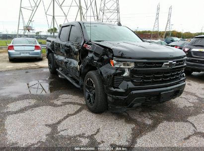 2024 CHEVROLET SILVERADO K1500 RST Black  Gasoline 1GCUDEEL0RZ144338 photo #1