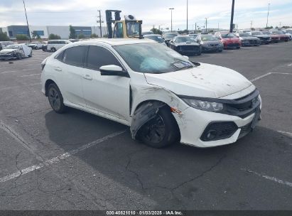 2019 HONDA CIVIC EX White  Gasoline SHHFK7H68KU407492 photo #1