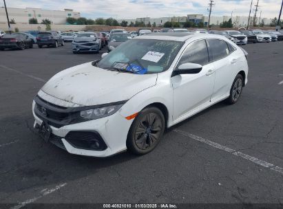 2019 HONDA CIVIC EX White  Gasoline SHHFK7H68KU407492 photo #3