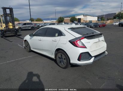 2019 HONDA CIVIC EX White  Gasoline SHHFK7H68KU407492 photo #4