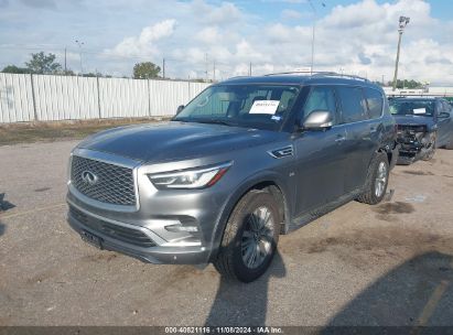 2019 INFINITI QX80 LUXE Gray  Gasoline JN8AZ2NF1K9680786 photo #3