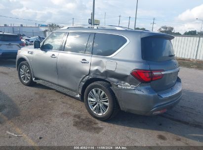 2019 INFINITI QX80 LUXE Gray  Gasoline JN8AZ2NF1K9680786 photo #4