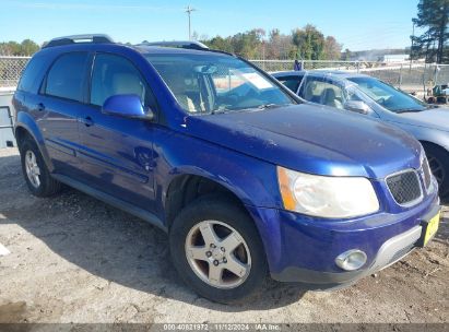 2007 PONTIAC TORRENT Blue  Gasoline 2CKDL63F276070038 photo #1