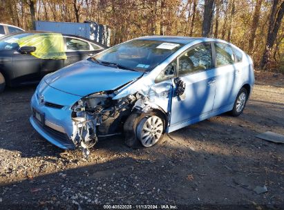 2012 TOYOTA PRIUS PLUG-IN Blue  Hybrid JTDKN3DP4C3019088 photo #3