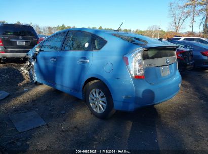 2012 TOYOTA PRIUS PLUG-IN Blue  Hybrid JTDKN3DP4C3019088 photo #4