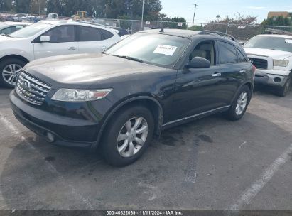 2005 INFINITI FX35 Black  Gasoline JNRAS08U15X103058 photo #3