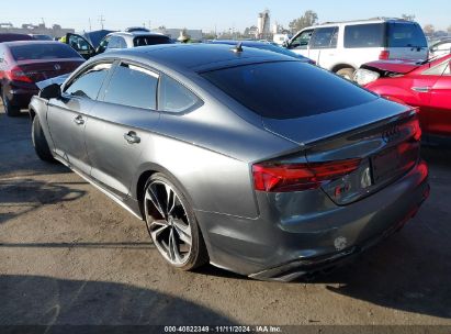 2023 AUDI S5 SPORTBACK PREMIUM PLUS TFSI QUATTRO TIPTRONIC Gray  Gasoline WAUC4CF54PA050634 photo #4