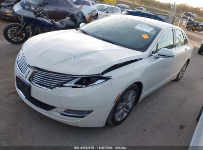 2013 LINCOLN MKZ HYBRID White  Hybrid 3LN6L2LU9DR801135 photo #3