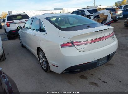 2013 LINCOLN MKZ HYBRID White  Hybrid 3LN6L2LU9DR801135 photo #4