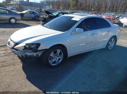 2008 ACURA RL 3.5 White  Gasoline JH4KB16608C004370 photo #3