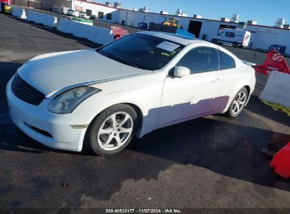 2005 INFINITI G35 White  Gasoline JNKCV54E05M404545 photo #3