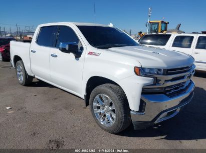 2022 CHEVROLET SILVERADO 1500 LTD 4WD  SHORT BED LTZ White  Gasoline 3GCUYGEL0NG209117 photo #1