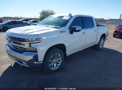 2022 CHEVROLET SILVERADO 1500 LTD 4WD  SHORT BED LTZ White  Gasoline 3GCUYGEL0NG209117 photo #3