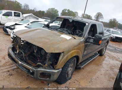 2013 FORD F-250 LARIAT Gray  Diesel 1FT7W2BT4DEB39640 photo #3