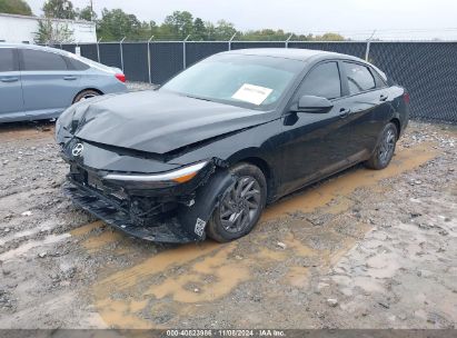 2024 HYUNDAI ELANTRA SEL Black  Gasoline KMHLM4DG3RU650944 photo #3