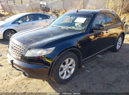 2005 INFINITI FX35 Black  Gasoline JNRAS08W15X201234 photo #3