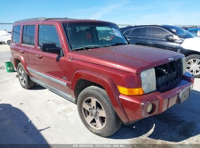 2008 JEEP COMMANDER SPORT Red  Gasoline 1J8HH48N98C156608 photo #1