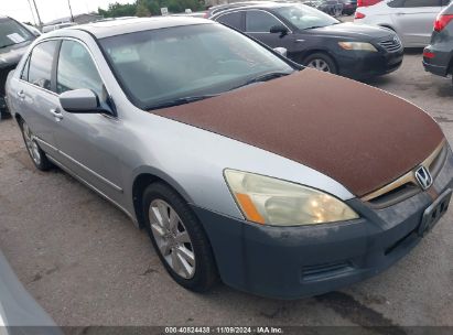 2007 HONDA ACCORD 3.0 EX Silver  Gasoline 1HGCM66547A039302 photo #1