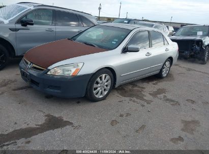 2007 HONDA ACCORD 3.0 EX Silver  Gasoline 1HGCM66547A039302 photo #3