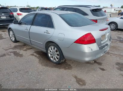 2007 HONDA ACCORD 3.0 EX Silver  Gasoline 1HGCM66547A039302 photo #4