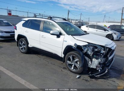 2021 TOYOTA RAV4 PRIME SE White  Hybrid JTMAB3FV9MD054186 photo #1