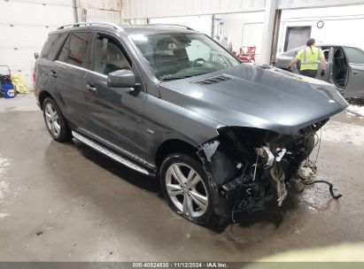 2012 MERCEDES-BENZ ML 350 4MATIC Gray  Gasoline 4JGDA5HB1CA035092 photo #1