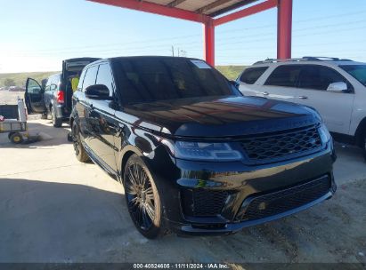 2020 LAND ROVER RANGE ROVER SPORT HSE DYNAMIC Black  Gasoline SALWR2SE4LA718937 photo #1