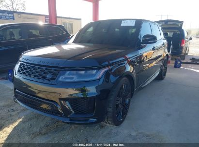 2020 LAND ROVER RANGE ROVER SPORT HSE DYNAMIC Black  Gasoline SALWR2SE4LA718937 photo #3