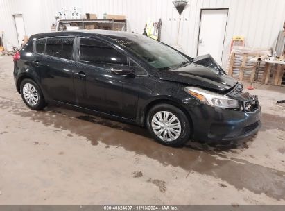 2017 KIA FORTE LX Black  Gasoline KNAFK5A82H5705075 photo #1