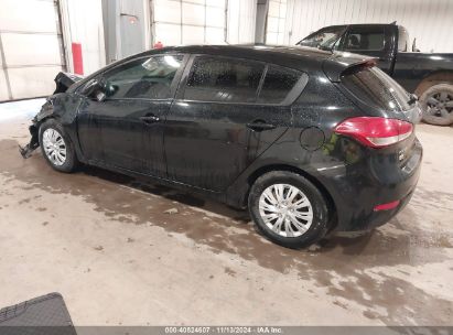 2017 KIA FORTE LX Black  Gasoline KNAFK5A82H5705075 photo #4