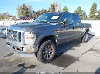 2008 FORD F-250 FX4/HARLEY-DAVIDSON/KING RANCH/LARIAT/XL/XLT Gray  Diesel 1FTSW21R38EC71231 photo #3