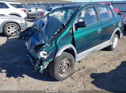 2000 TOYOTA ECHO Green  Gasoline JTDBT1236Y0022674 photo #3