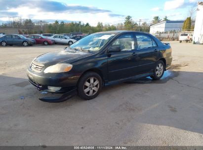 2004 TOYOTA COROLLA S Black  Gasoline 2T1BR32E84C219910 photo #3