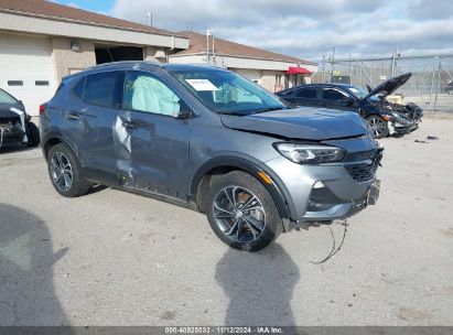 2022 BUICK ENCORE GX FWD ESSENCE Gray  Gasoline KL4MMFSL6NB056708 photo #1