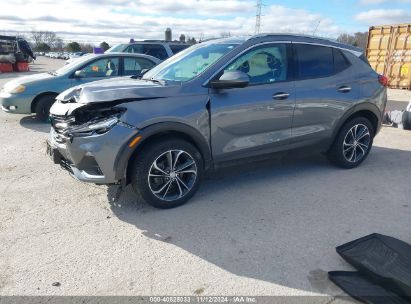 2022 BUICK ENCORE GX FWD ESSENCE Gray  Gasoline KL4MMFSL6NB056708 photo #3