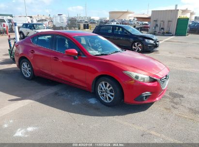 2015 MAZDA MAZDA3 I TOURING Red  Gasoline JM1BM1V75F1222402 photo #1