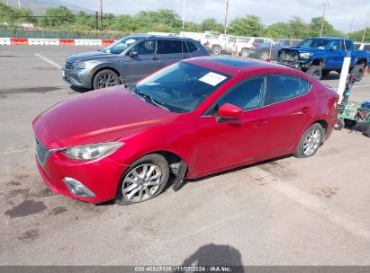 2015 MAZDA MAZDA3 I TOURING Red  Gasoline JM1BM1V75F1222402 photo #3