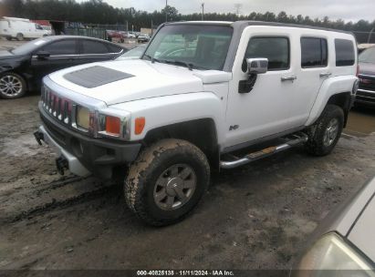 2008 HUMMER H3 SUV White  Gasoline 5GTEN13E888117397 photo #3