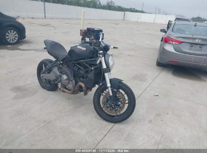 2018 DUCATI MONSTER 821 Black  Gasoline ZDMMACLS3JB001389 photo #1