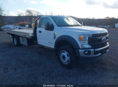 2021 FORD F-600 CHASSIS XL White  Diesel 1FDFF6KT2MDA14379 photo #1