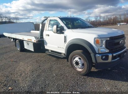 2021 FORD F-600 CHASSIS XL White  Diesel 1FDFF6KT4MDA14383 photo #1