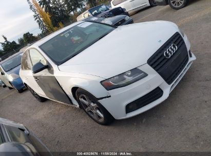 2009 AUDI A4 2.0T PREMIUM White  Gasoline WAUJF78K59N053548 photo #1