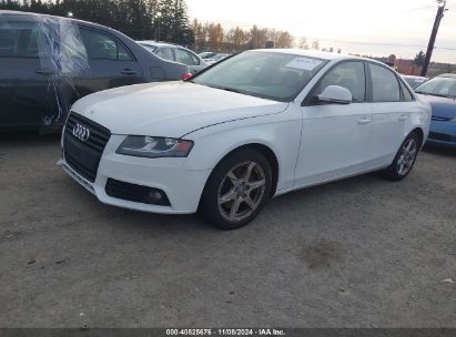 2009 AUDI A4 2.0T PREMIUM White  Gasoline WAUJF78K59N053548 photo #3