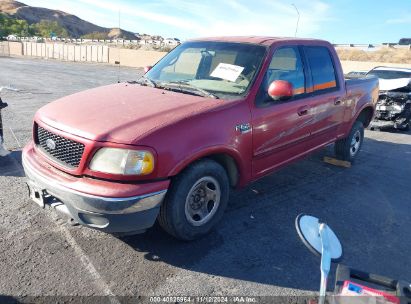 2001 FORD F-150 Red  Gasoline 1FTRW08W31KA85632 photo #3